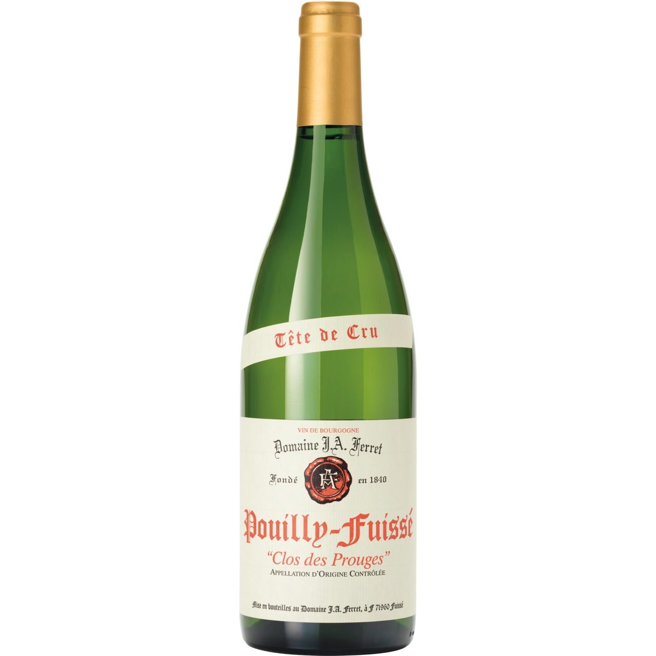 Domaine Ferret, Pouilly-Fuissé Tête de Cru Clos des Prouges, 2021 - Cantina ed Enoteca