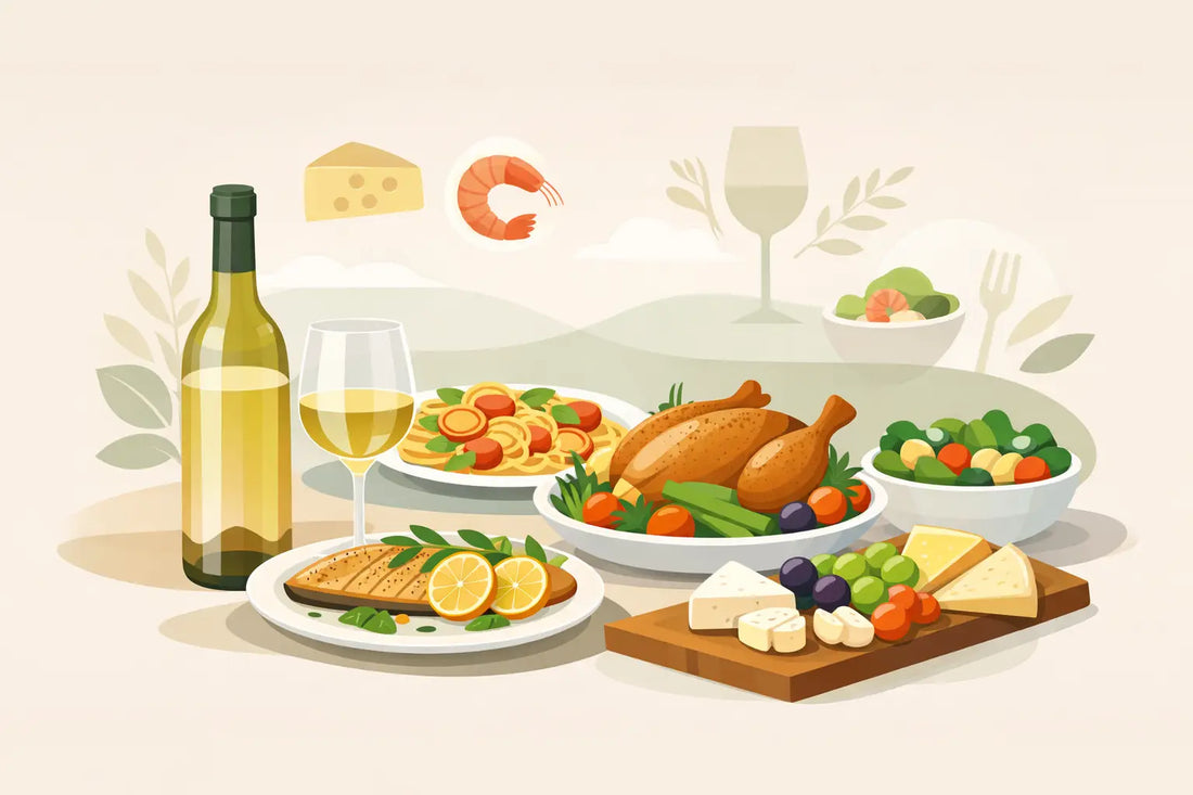 White Wine Food Pairing for Every Dinner