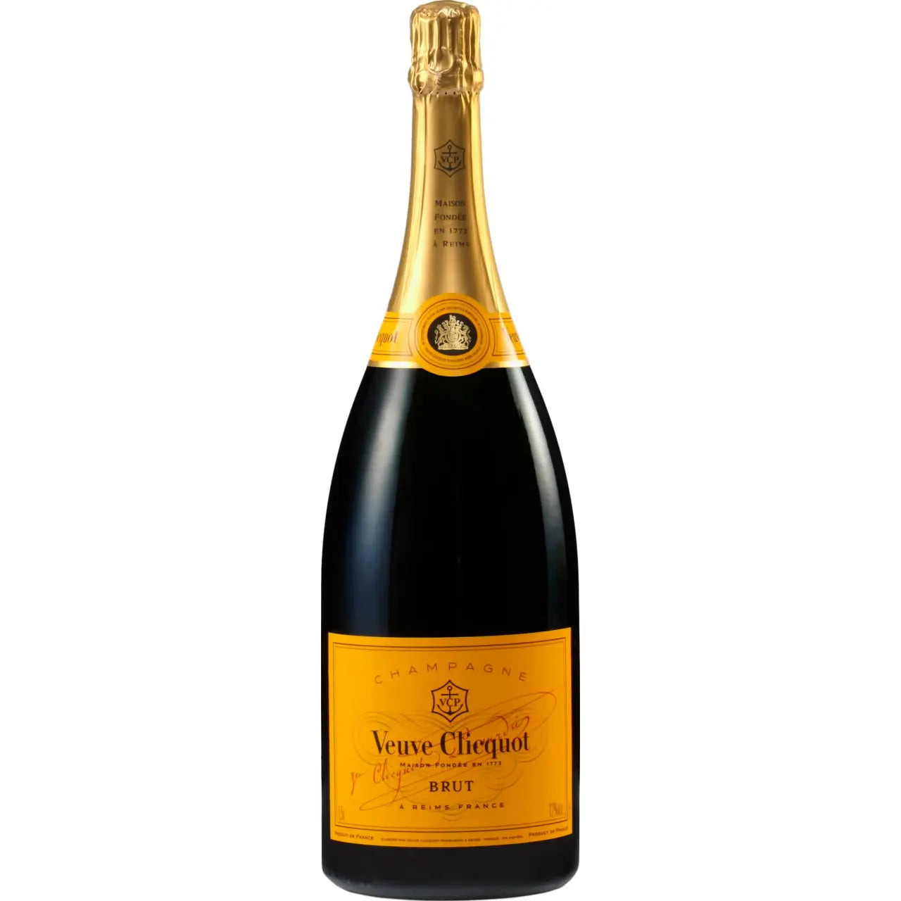 Veuve Clicquot Ponsardin Champagne, Yellow Label Brut NV 150cl