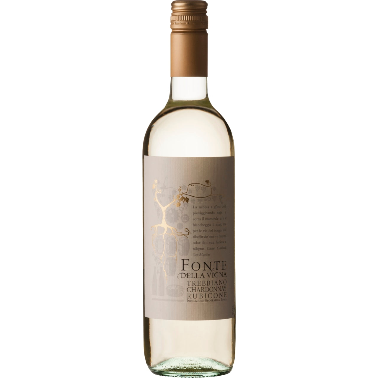 Fonte Della Vigna, Trebbiano Chardonnay Rubicone IGT, 2024 - Cantina ed Enoteca