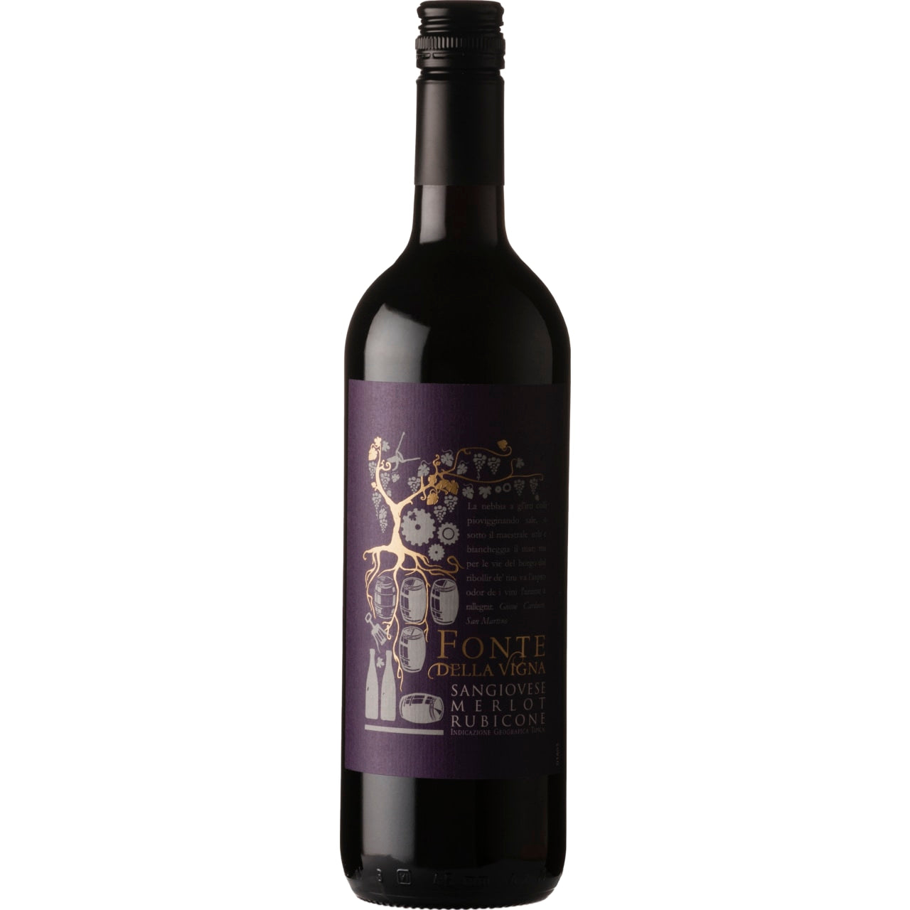 Fonte Della Vigna, Sangiovese Merlot Rubicone IGT, 2024 - Cantina ed Enoteca