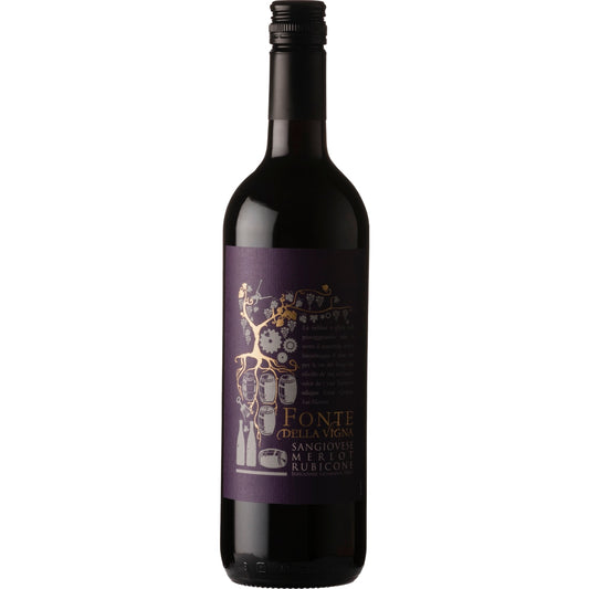 Fonte Della Vigna, Sangiovese Merlot Rubicone IGT, 2024 - Cantina ed Enoteca